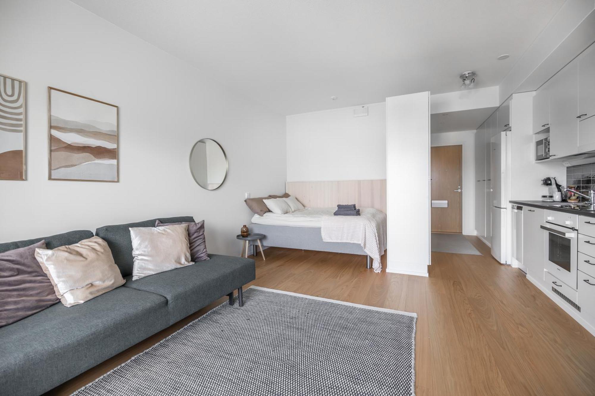 New, Modern Studio W/ Big Balcony Rovaniemi Exterior foto